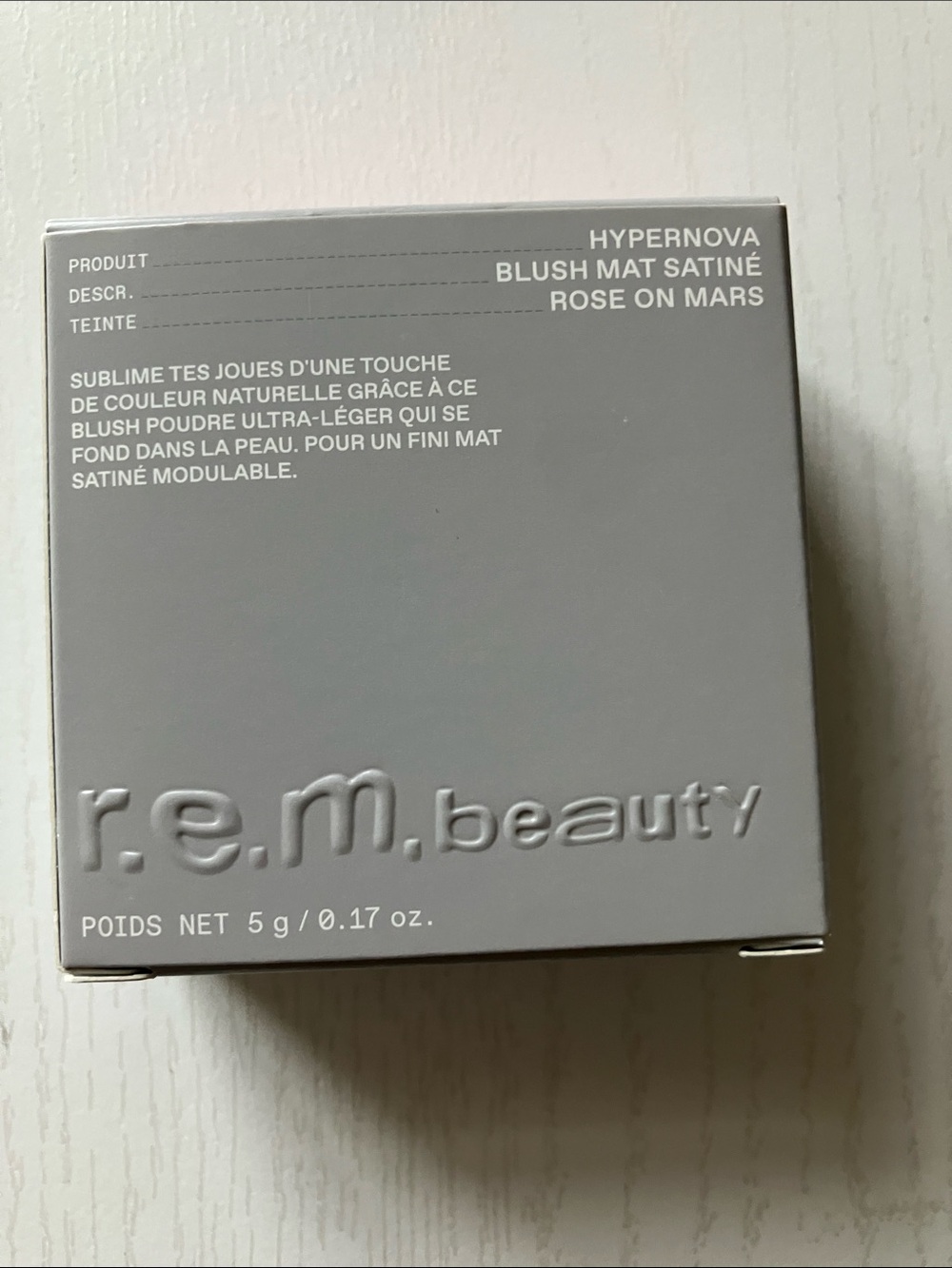 r.e.m. beauty Satin Matte Blush-Rose Mars (NWT)